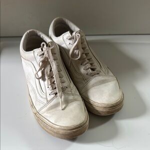 White Old Skool Vans Sneakers